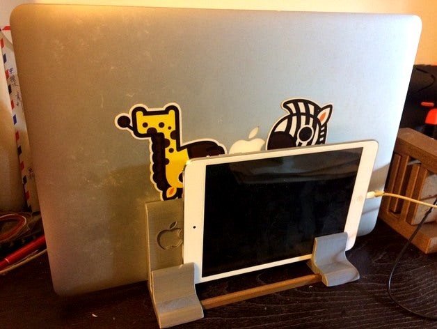 Macbook pro retina & ipad mini holder by waterboil