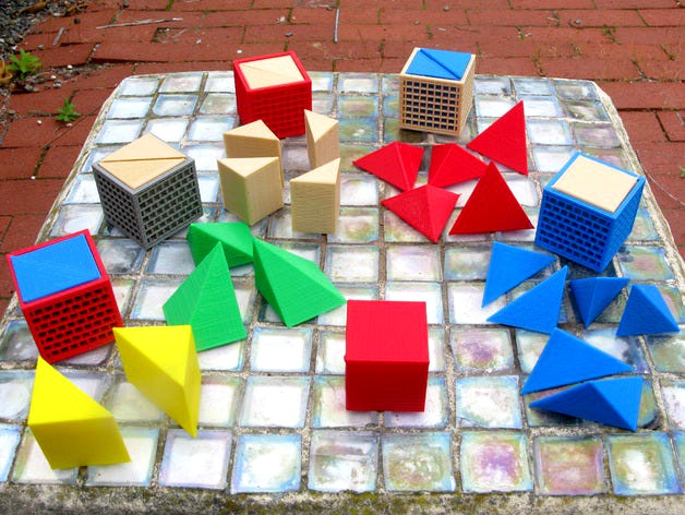 Dissected Cubes   by pmoews