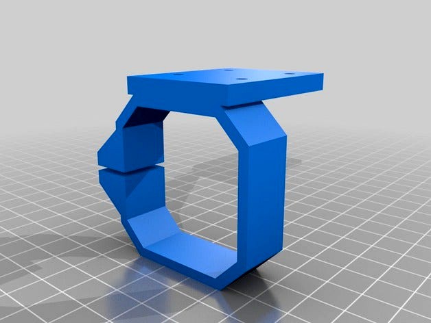 MK8 extruder mount holder for rework x-carriage by technicstore_austria