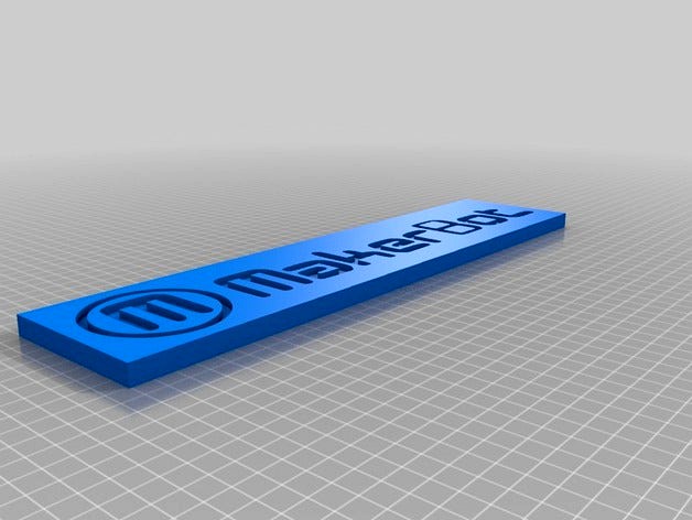 MakerBot Logo by The3dPerson