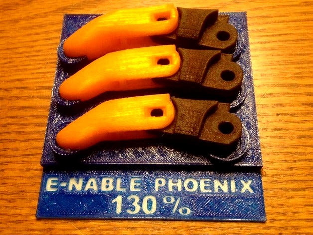 Finger/thumb assembly jig for an e-NABLE Phoenix prosthetic hand by JohnDiamond