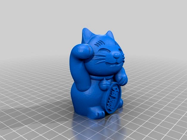 maneki-neko -money-cat- Bingo Topper by Skittlebrau46