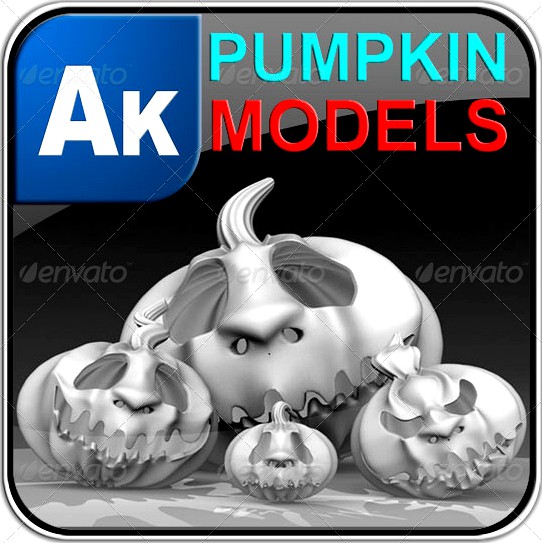 Halloween Pumpkins Models