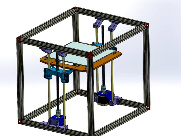 Smartrapcore Z axis with trapezoidal screw (New design) by oikos