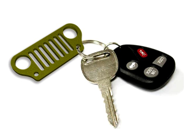 Jeep keychain by Threedthings