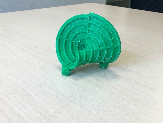 Mobius strip with Cuboctahedron feet by Milton100