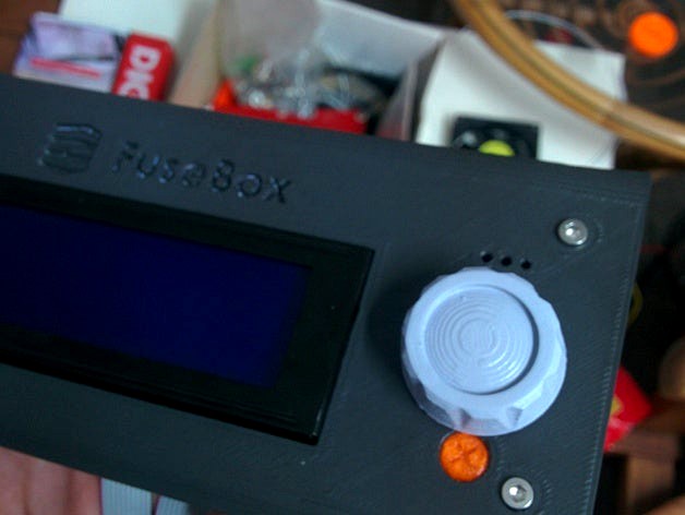 Fusebox LCD holder by AngelKosteski