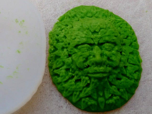 Green Man Fondant/Chocolate mould by hindessm