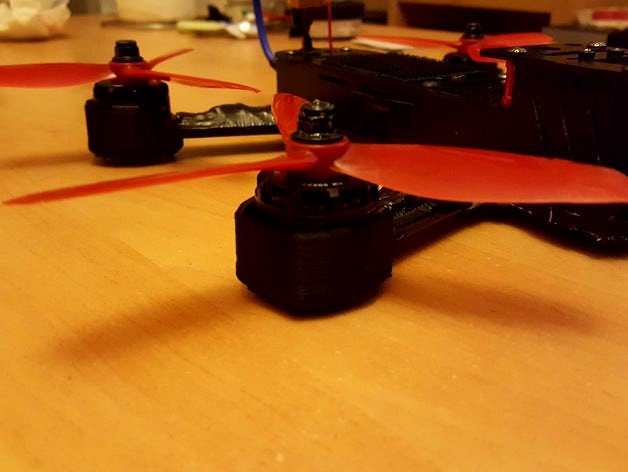 DALPROP DL220 motor protector + landing skid by Chuck314159