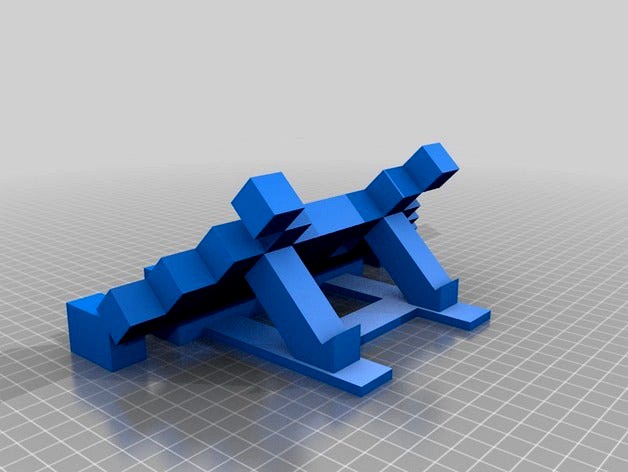 Space Invader iPad Holder by Luigi119