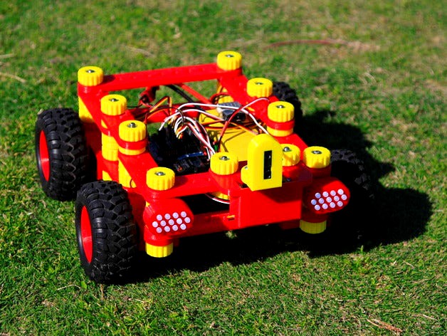 "Neurobot 2" - Arduino Educational Robotics Kit, Autonomous / RC controlled by NikolayGrigoryev