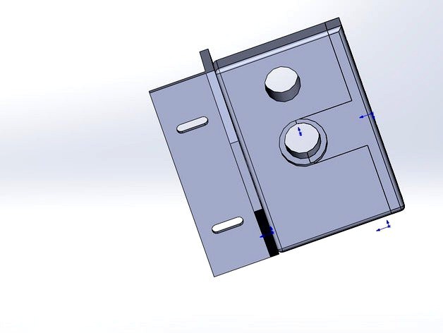 X Axis Frame with E3D and inductive sensor holder by Biotrix