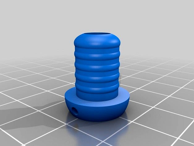 Caps for inflatable kite (or other infalatable device), parametric by slackite