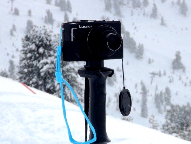 Ski pole camera tripod adapter by mschiller