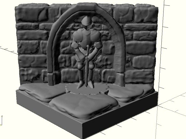 Diagonal Knight Wall by devonjones