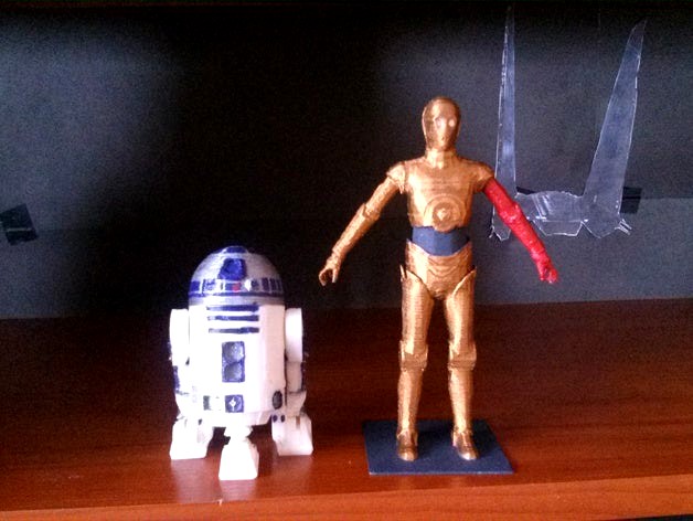 R2D2 in C3PO scale by StarWarsCreator