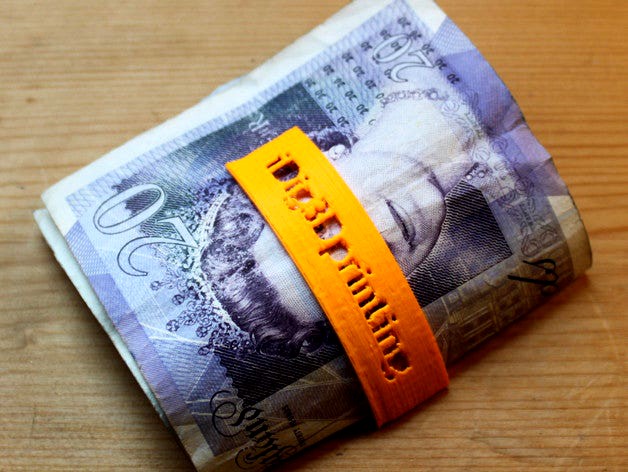 iDig 3D printing Money Clip by iDig3Dprinting