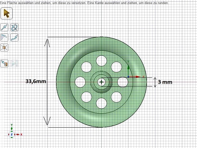 RC Wheel airplane_ Rc Flugzeug Rad by dergringo