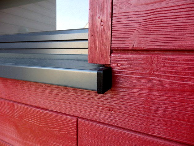 Angle aluminum window sills / Angle appuis de fenetre en aluminium by boxplyer