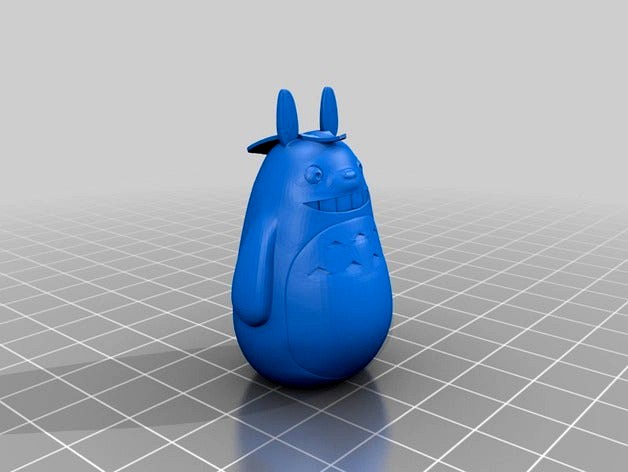 Totoro with leaf by RB-horizon