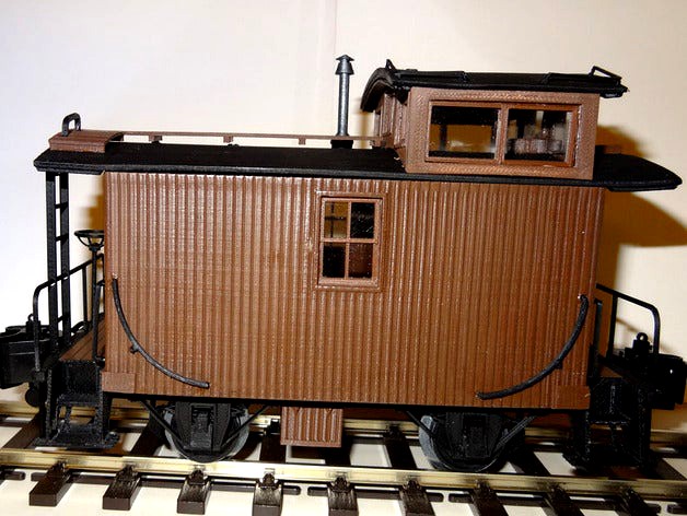 US Bobber Caboose Scale 1:32 by raby