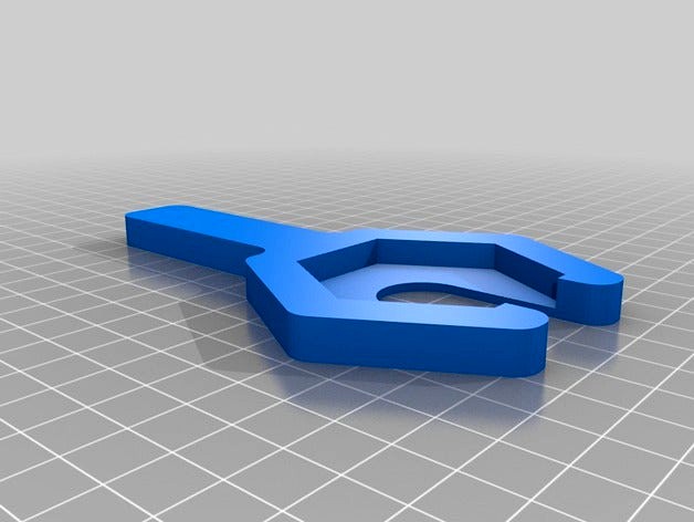 Tornado Foosball Table Wrench by jmc5113