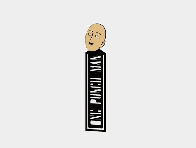 One Punch Man / Bookmark / Saitama by EthanNewhouse