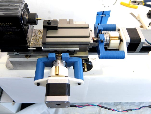 Clamp-On CNC for Taig Lathe by NickAmes