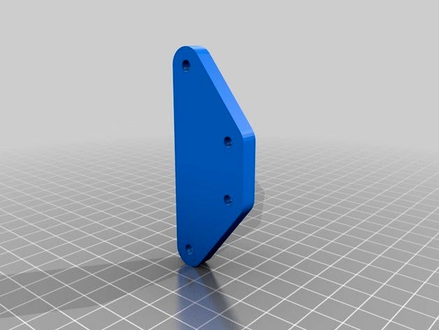 Printrbot Metal Plus ATX power supply mounting bracket by unobtanium