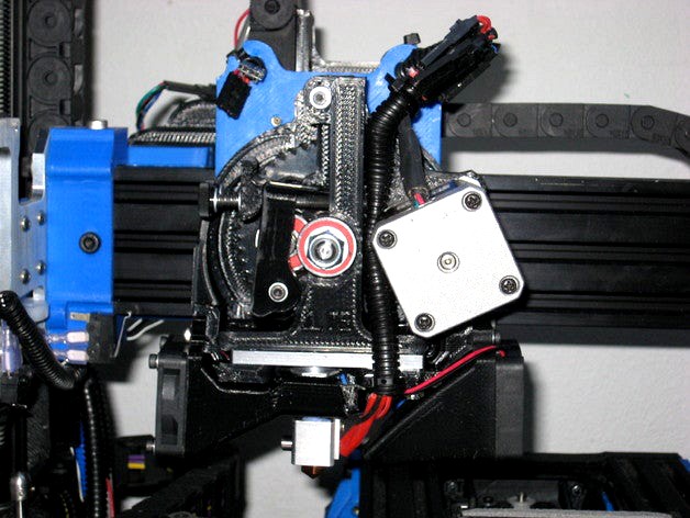 1.75MM filliament Wade's Reloaded Extended height Hexagon Mount Extruder by piercet