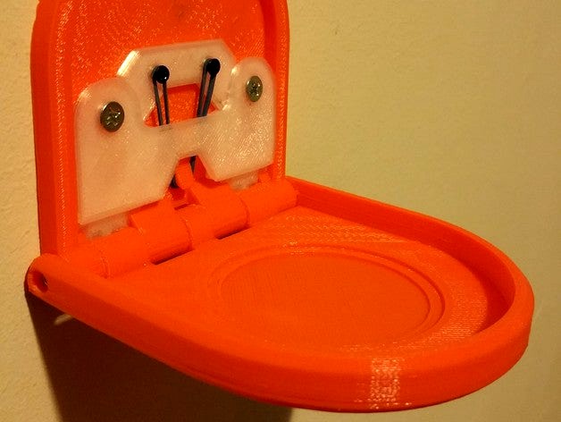 Foldable wall mounted cup holder by Xander779