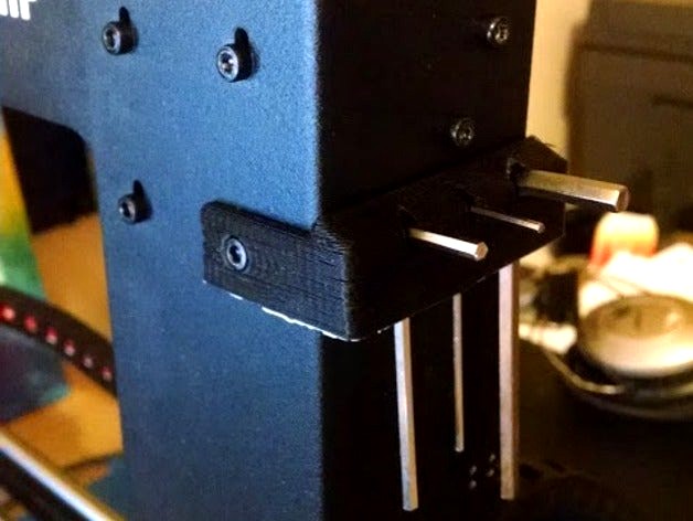 Minimalist No-glue allen wrench holder for Wanhao Duplicator i3 by fr00d