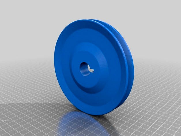 3D printing pulley. by Rognosh