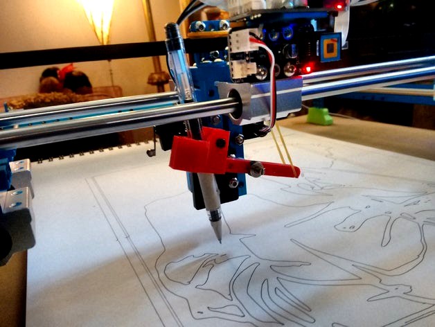 Makeblock Drawbot (XY Plotter) Pen Holder by TTB_Studios
