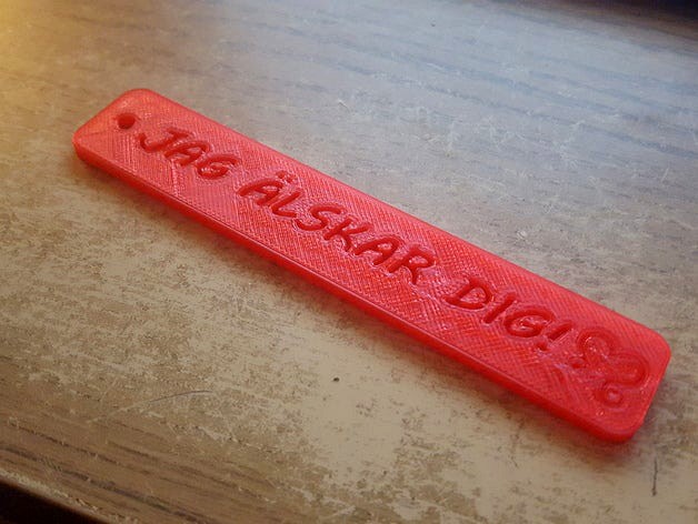 Valentine's Day Flowersign Swedish I love you by Landin81