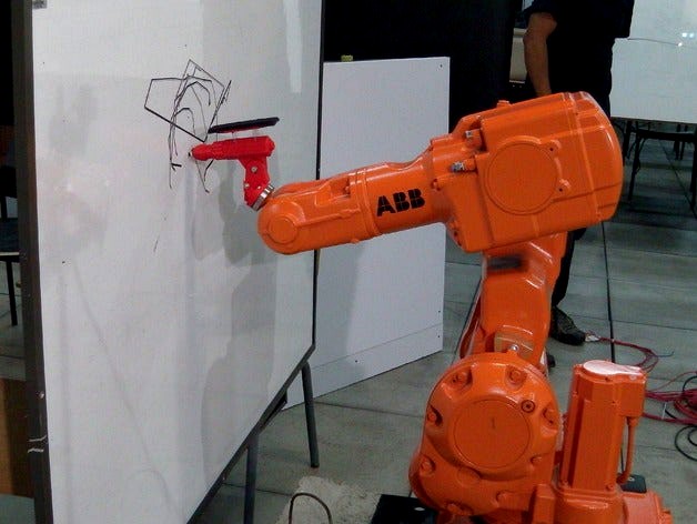 Dynamic Marker and Eraser tool for industrial robot by SebastianGNU