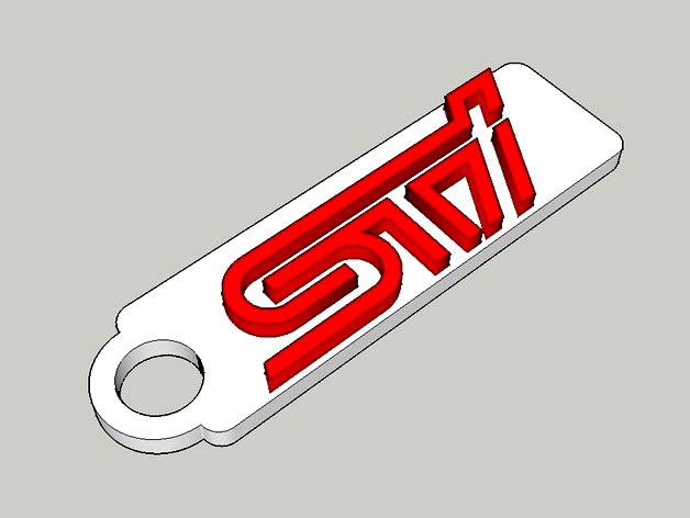 Subaru STI Keyrings by RileZ33