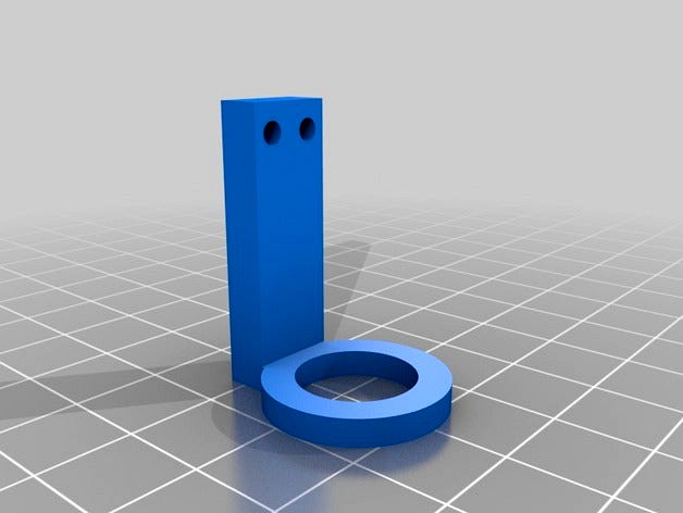 Kossel effector for E3D V6 proximity sensor remix by t4b_