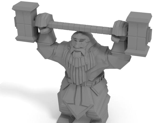 Dwarven Paragon Statue by Wargaming_Miniature_Showcase