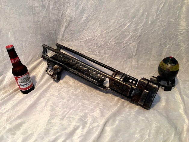 Fallout 3 Fatman Designed With Autodesk 123d by Jimjim