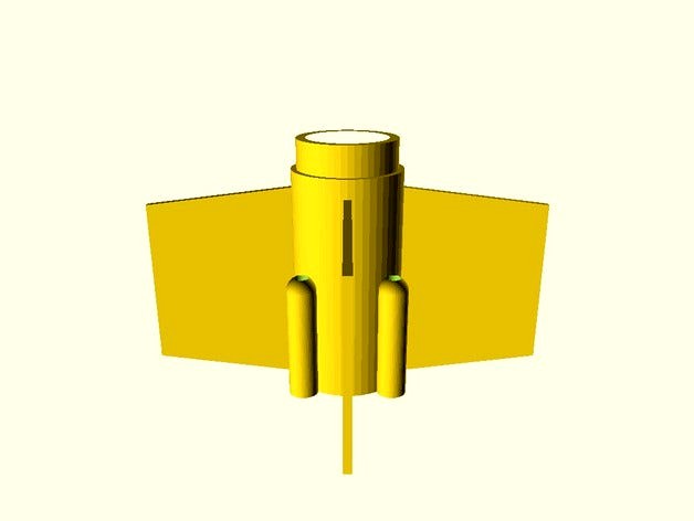 Modular model rocket by mherberii