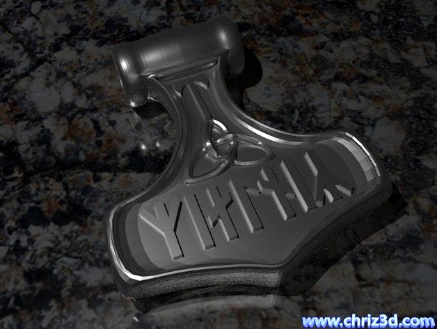 Mjolnir - Thor's hammer by ChriZ3D