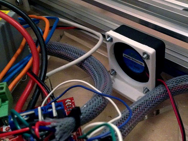 Kossel Delta 3D printer fan for RAMPS by mauroalfieri