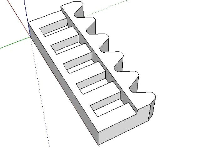 Vertical Blind Rack Gear by jlambe15
