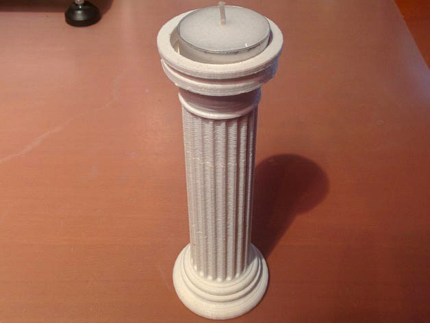 Tealight Holder for Column Kit by Gnietschow