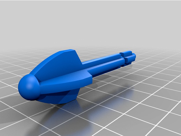 Mattel Hotwheels KeyForce key/missile by SylverZerom