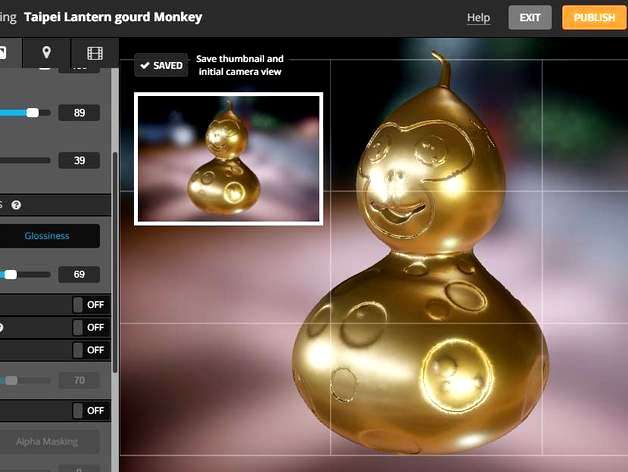 Taipei Lantern gourd Monkey by ying1980
