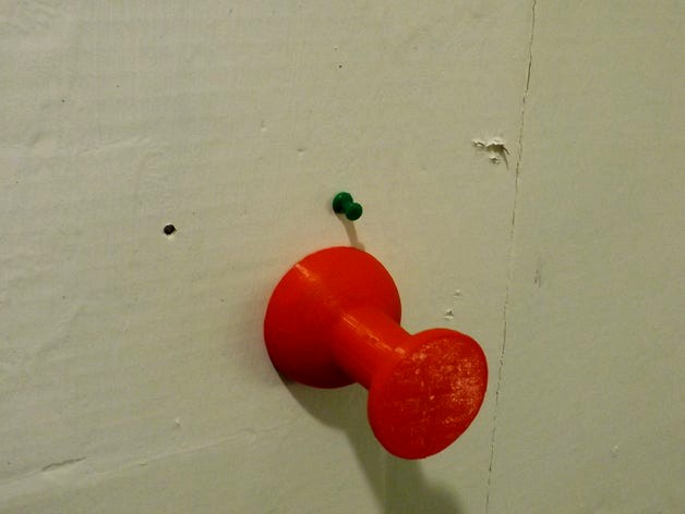 Giant Push Pin by ZakkBlog