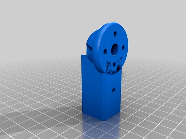 Motor mount for Drone_no_landing_gear by aoxilus