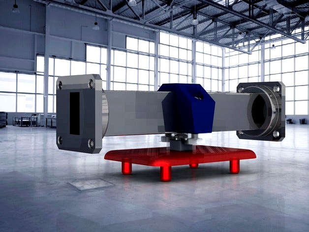 X Band Waveguide Mount by IVIUPPET